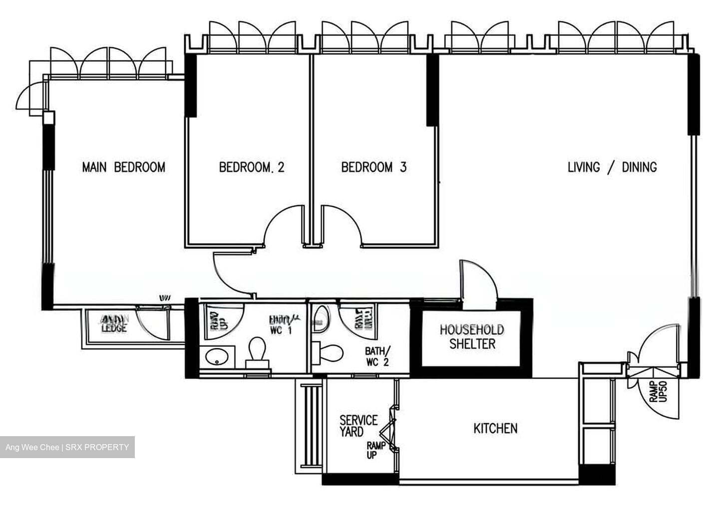 Blk 470A Hougang Parkview (Hougang), HDB 5 Rooms #553583091